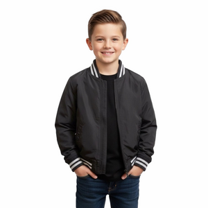 𝅺GYMBOREE Boy’s Black Spring Jacket, Size 7/8